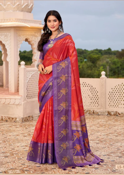 Apple Tomato Lilly Saree
